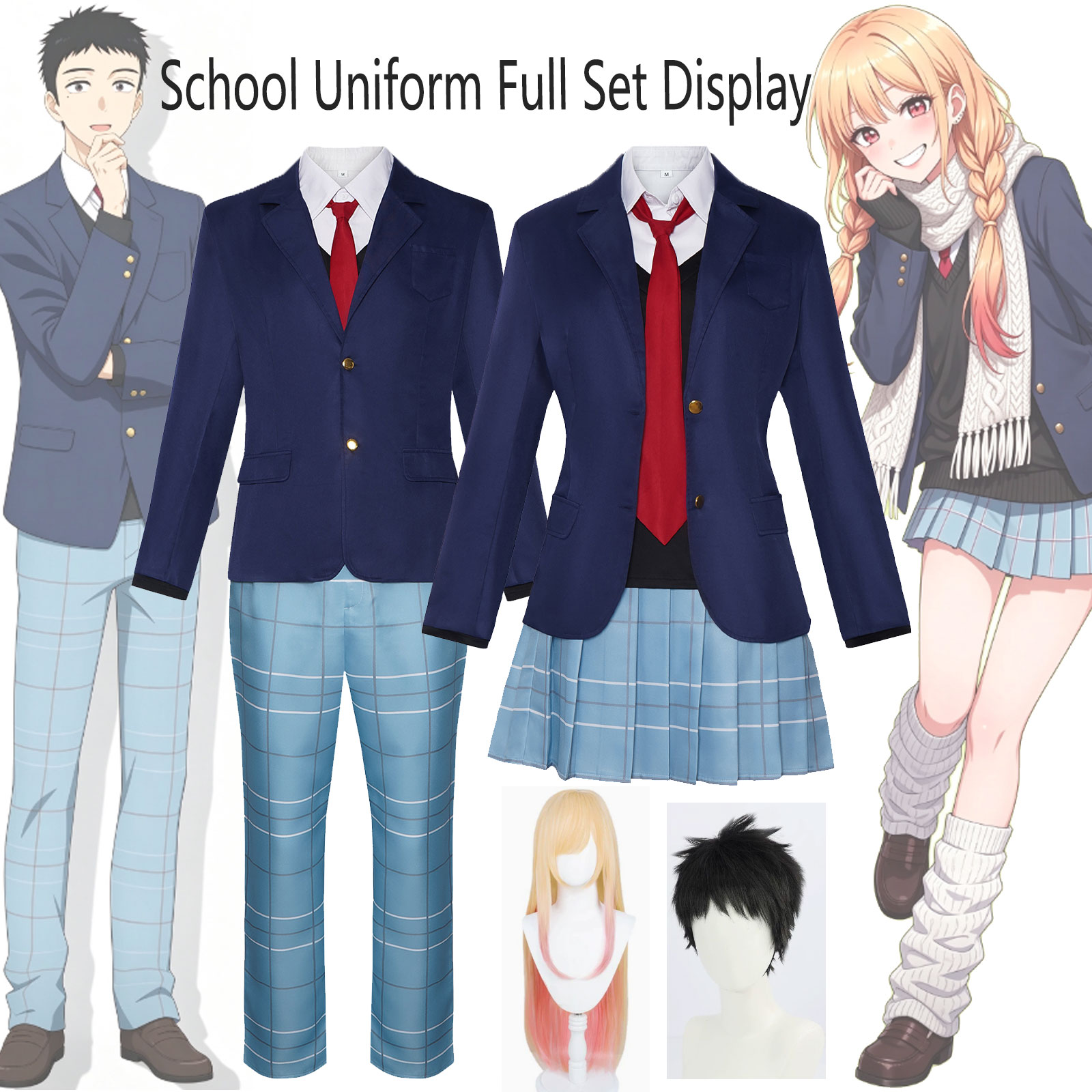 Anime Cosplay Couple - My Dress-Up Darling S2, set completo