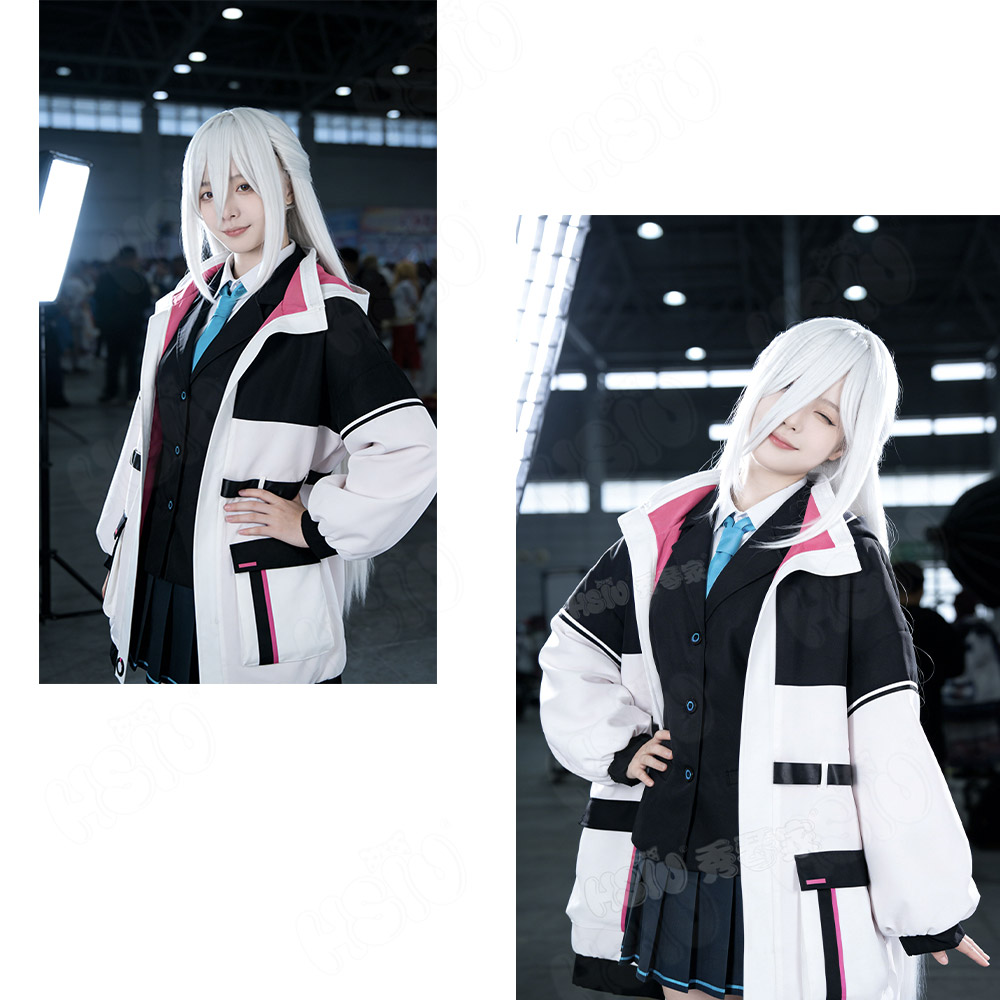 Anime Cosplay Blue Hair - Blue Archive Kei Costume Cosplay Parrucca