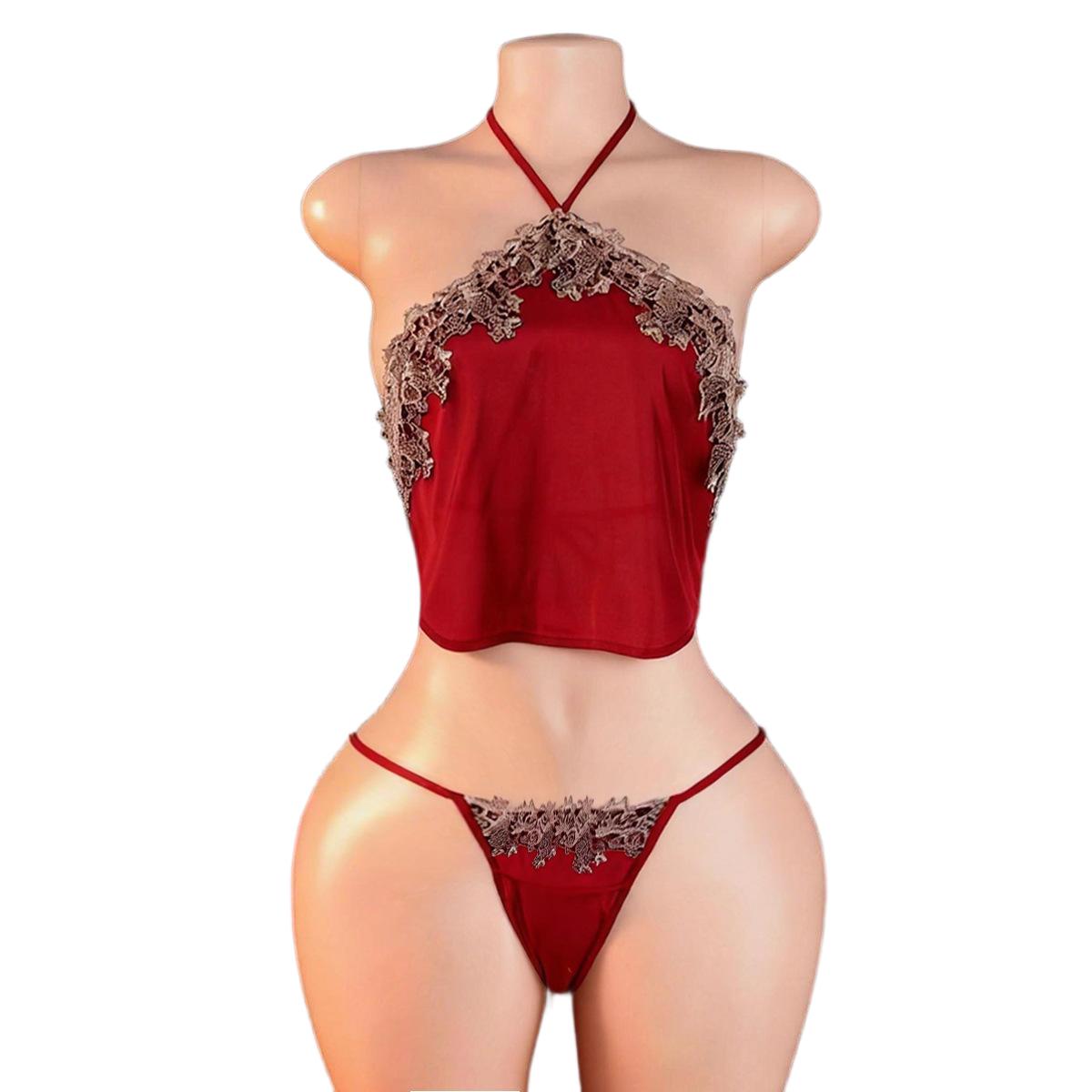 Anime Cosplay Ladies - Completo intimo sexy rosso con fascia