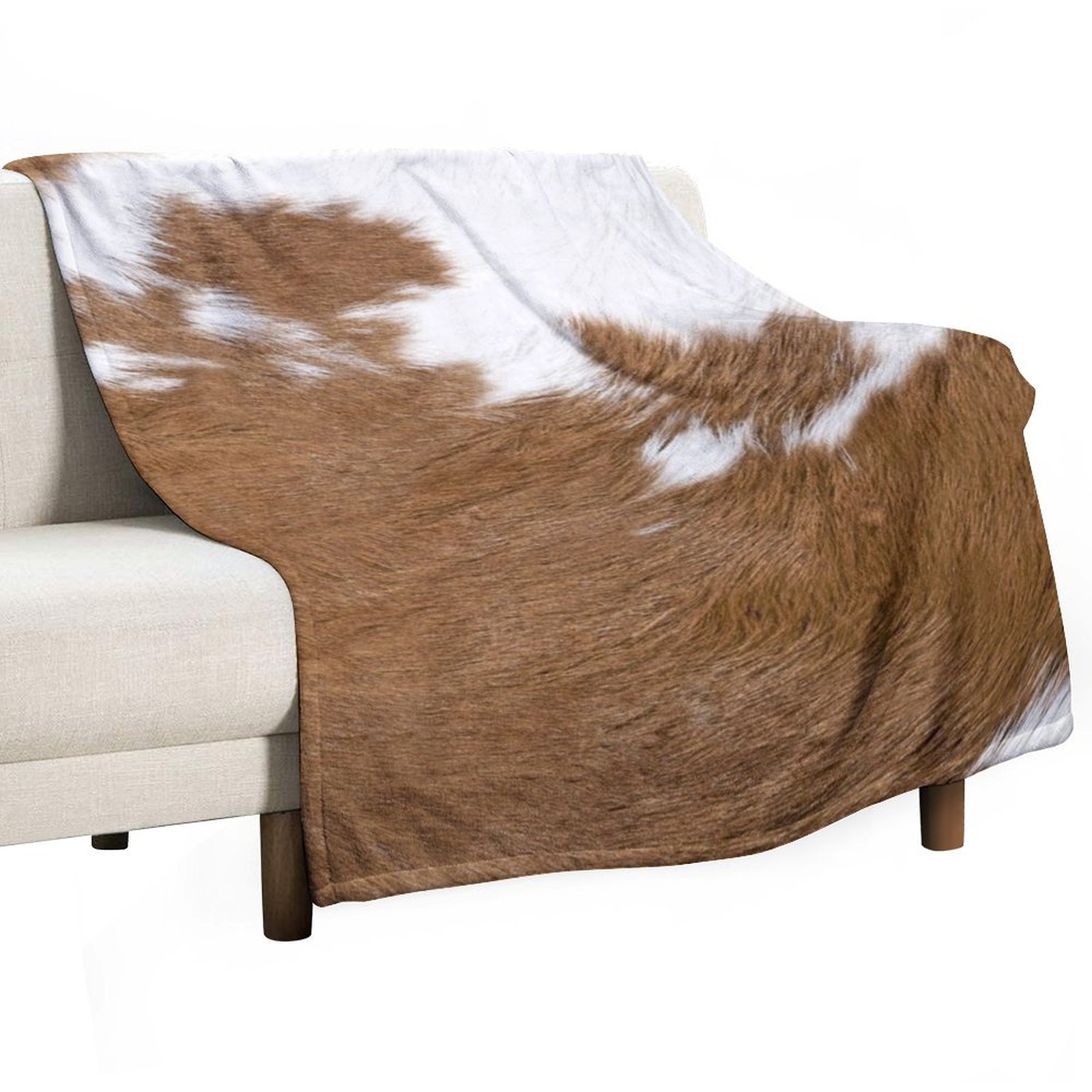 Anime Cosplay Idea - Coperta in pelle di mucca marrone