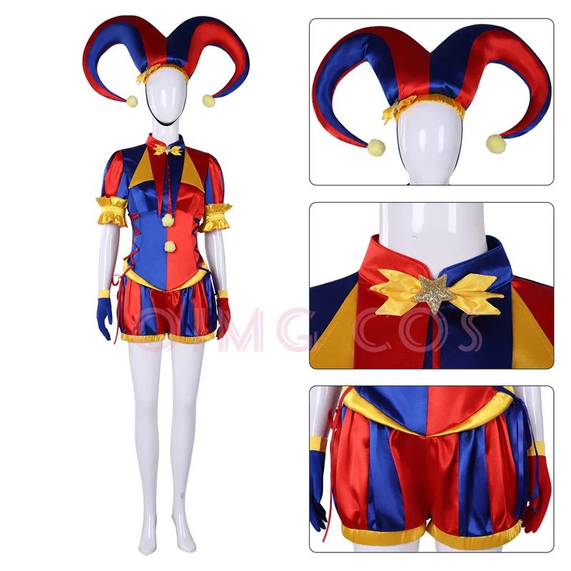 Costume Cosplay Pomni del Digi - Anime Cosplay Jumpsuit recensione e prezzo